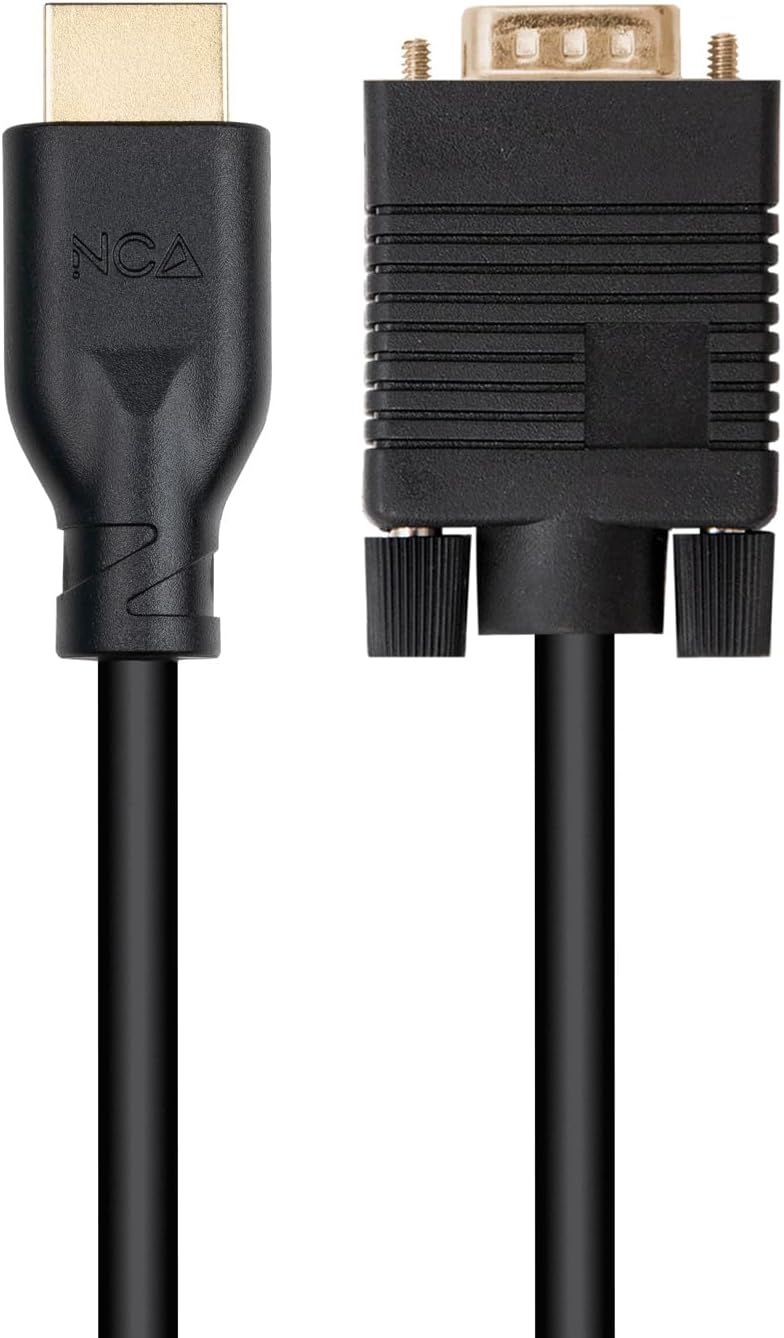 Cabo Conversor Nanocable 10.15.4602/ VGA Macho - HDMI 8K Macho/ 1.8m/ Preto - Imagem 2