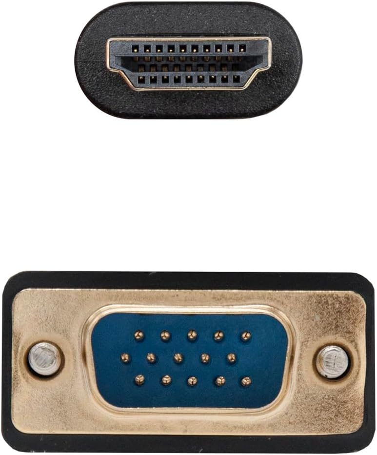 Cabo Conversor Nanocable 10.15.4602/ VGA Macho - HDMI 8K Macho/ 1.8m/ Preto - Imagem 3