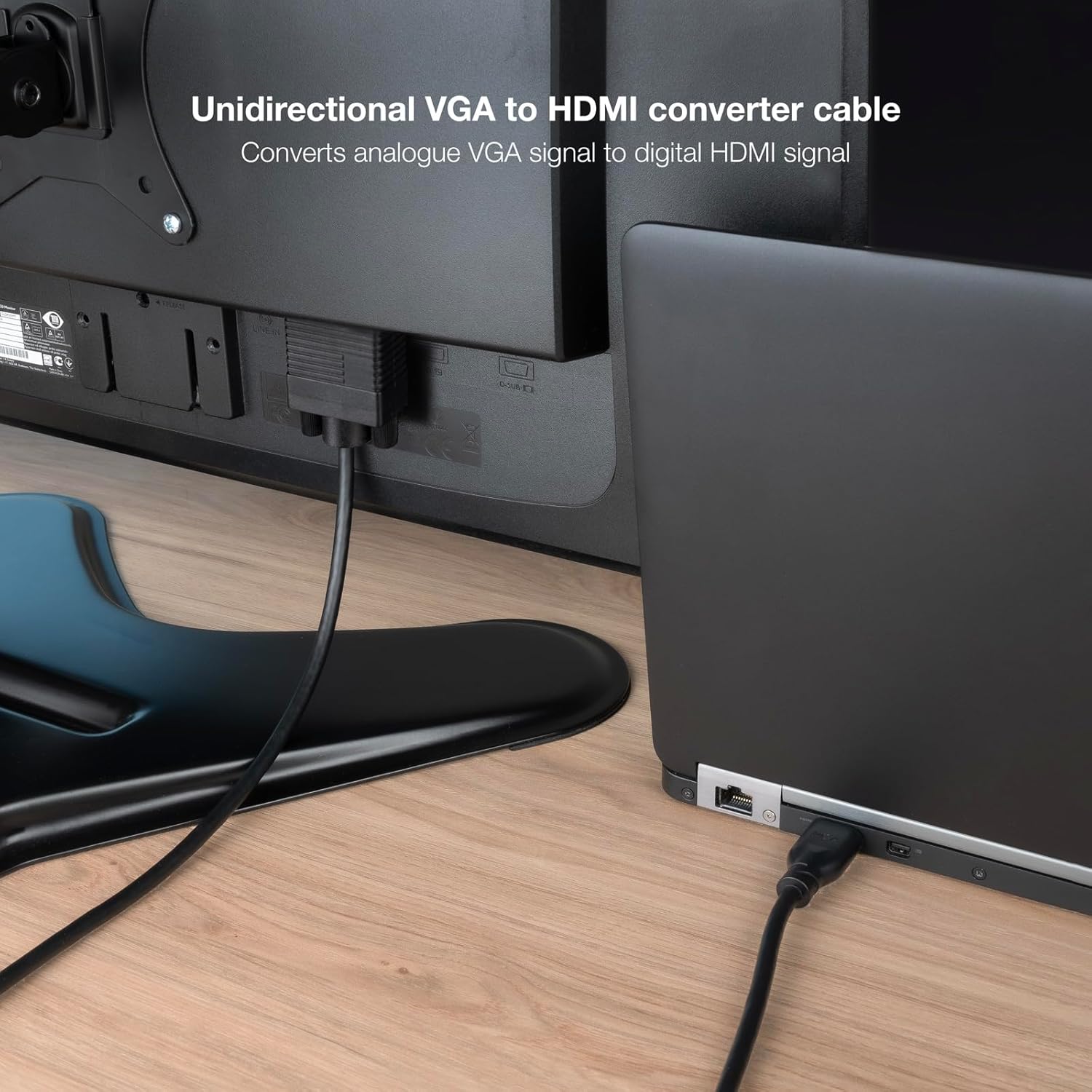 Cabo Conversor Nanocable 10.15.4602/ VGA Macho - HDMI 8K Macho/ 1.8m/ Preto - Imagem 5