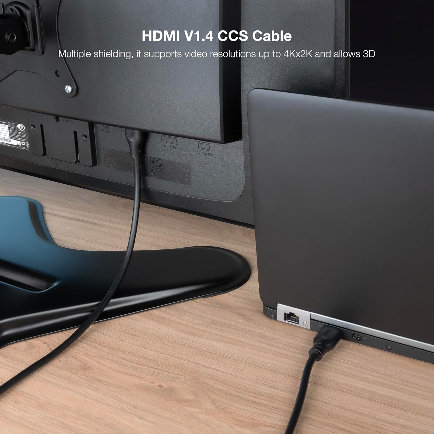 Cabo HDMI 1.4 Nanocable 10.15.4703/ HDMI Macho - HDMI Macho/ 3m/ Preto - Imagem 5