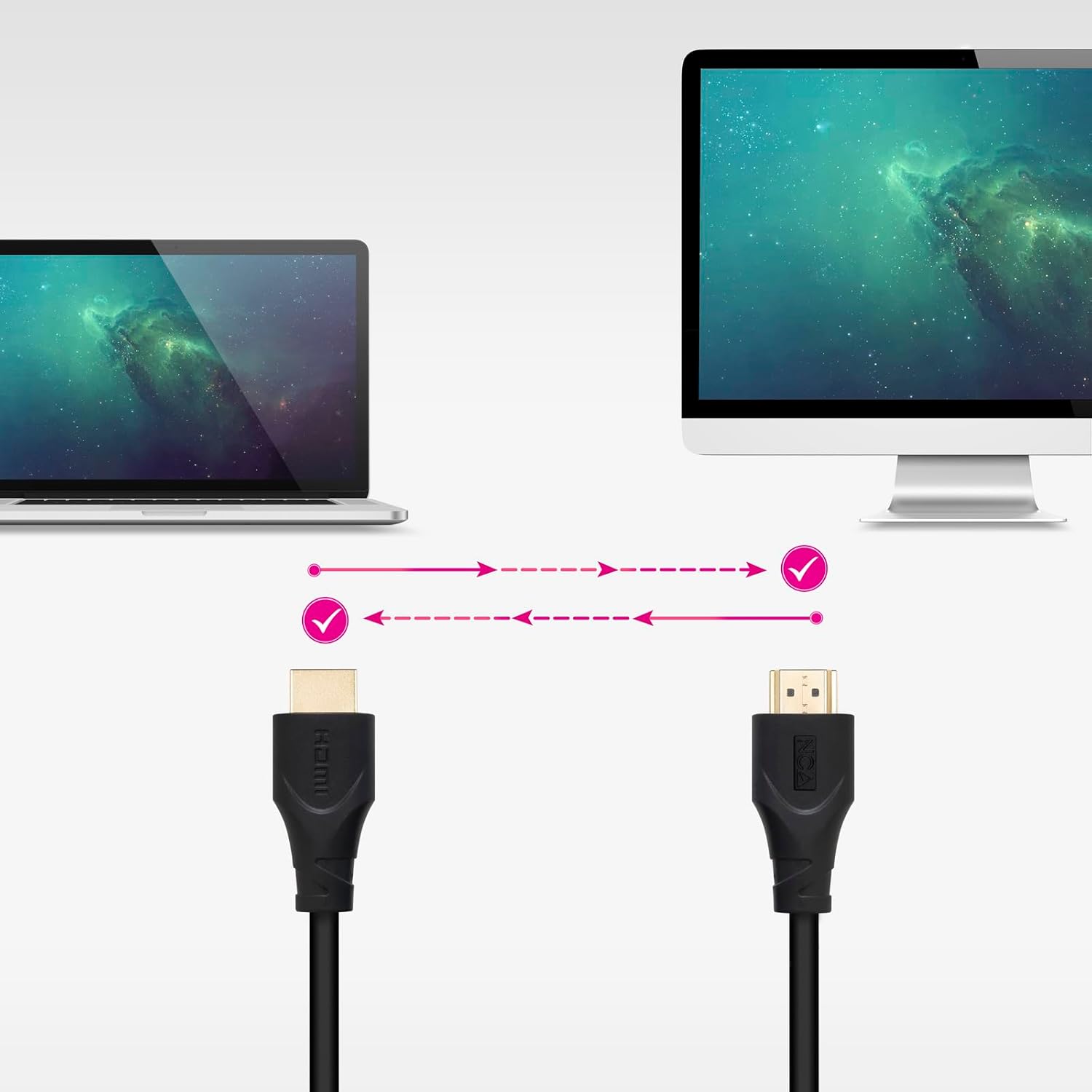 Cabo HDMI 1.4 Nanocable 10.15.4705/ HDMI Macho - HDMI Macho/ 5m/ Preto - Imagem 4