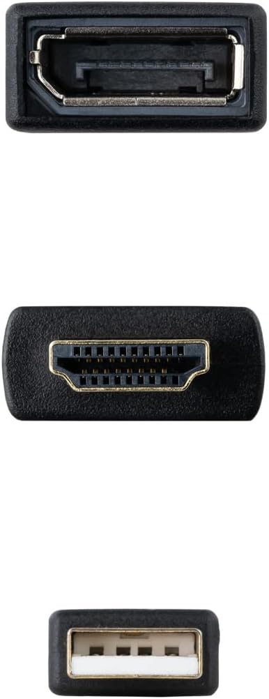 Cabo Conversor Nanocable 10.16.0205/ HDMI Macho - DisplayPort Fêmea/ 20cm/ Preto - Imagem 3