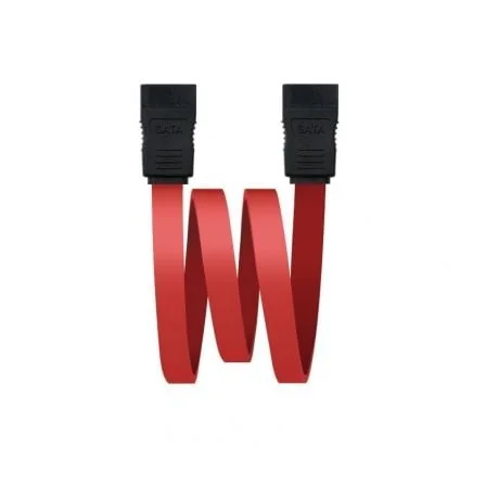 Cabo SATA de Dados Nanocable 10.18.0101 0.5m 3 Gbps Vermelho - Imagem 2