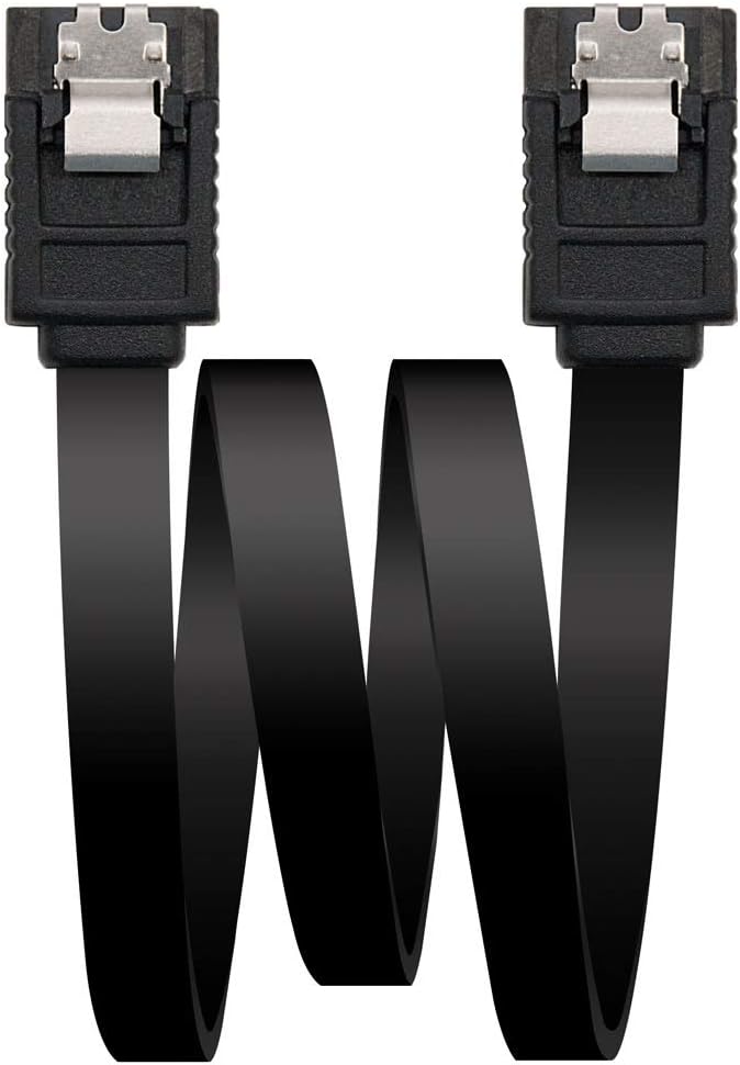 Cable SATA III Nanocable 10.18.1001-BK/ 50cm/ Preto