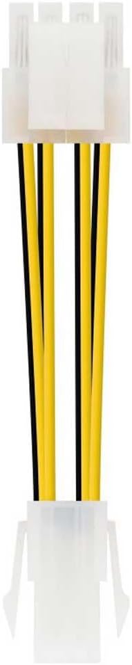 Cabo de Alimentação Microprocessador Nanocable 10.19.1401/ Molex -4+4 PIN Macho - Molex 4 PIN Fêmea/ 15cm
