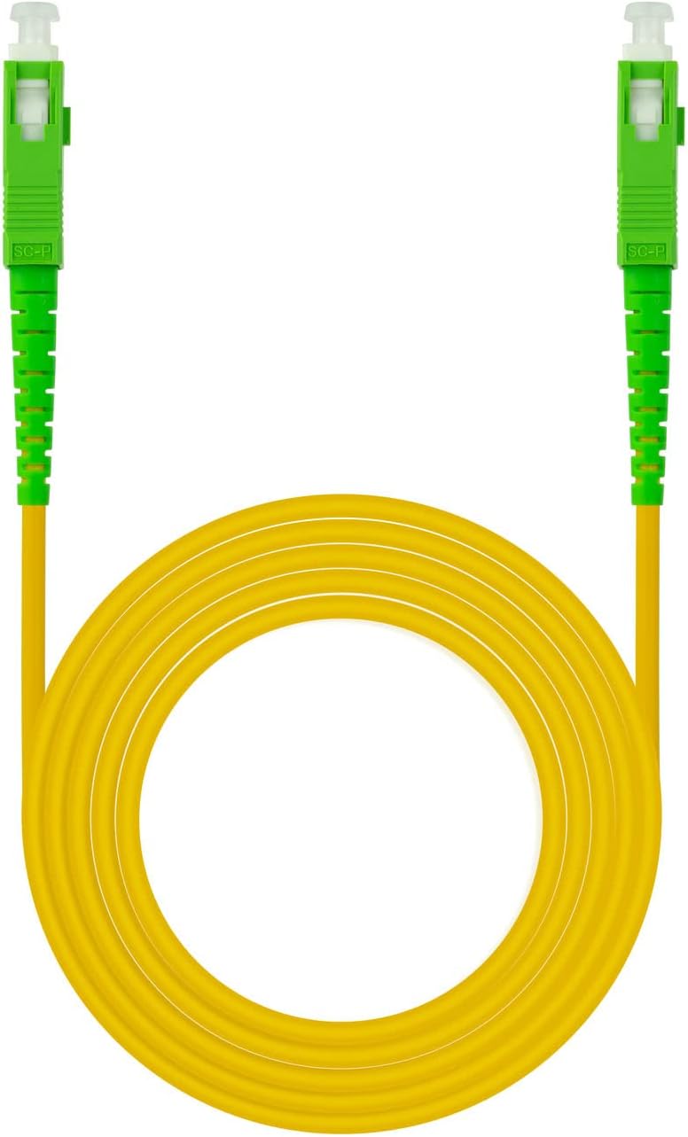 Cabo de Fibra Ótica G657A2 Nanocable 10.20.0001/ LSZH/ 1m/ Amarelo