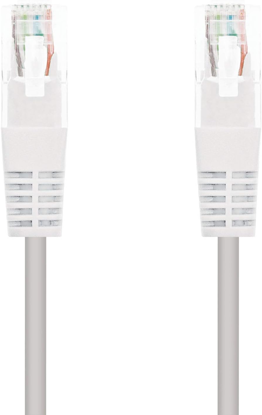 Cabo de Rede RJ45 UTP Nanocable 10.20.0101-W Cat.5e/ 1m/ Branco - Imagem 2