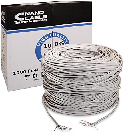 Bobina de Cabo RJ45 UTP Nanocable 10.20.0304 Cat.5e/ 305m/ Cinzento - Imagem 3
