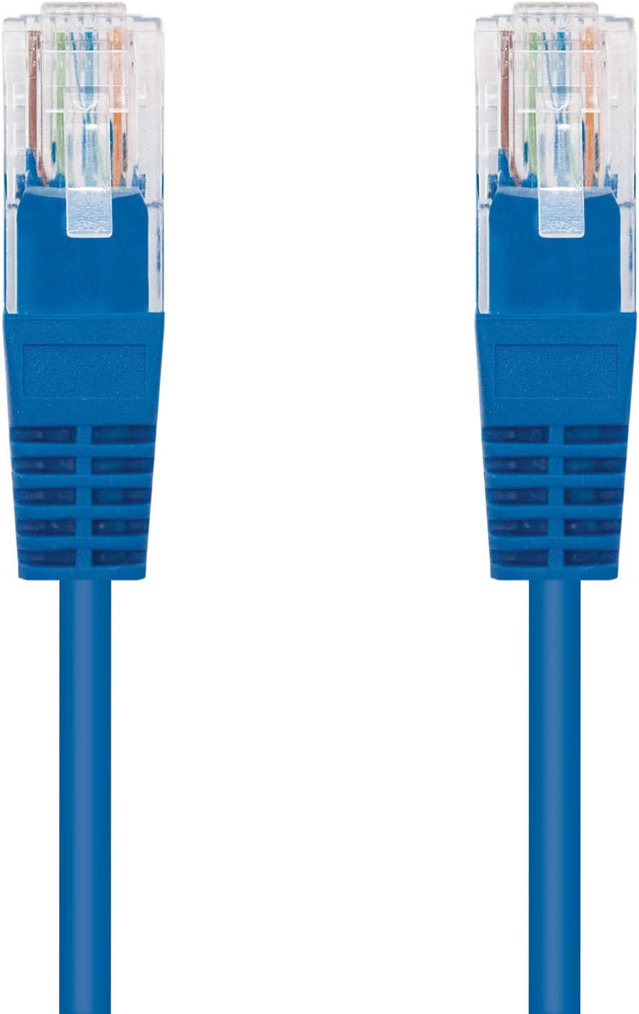Cabo de Rede RJ45 UTP Nanocable 10.20.0400-BL Cat.6/ 50cm/ Azul - Imagem 2