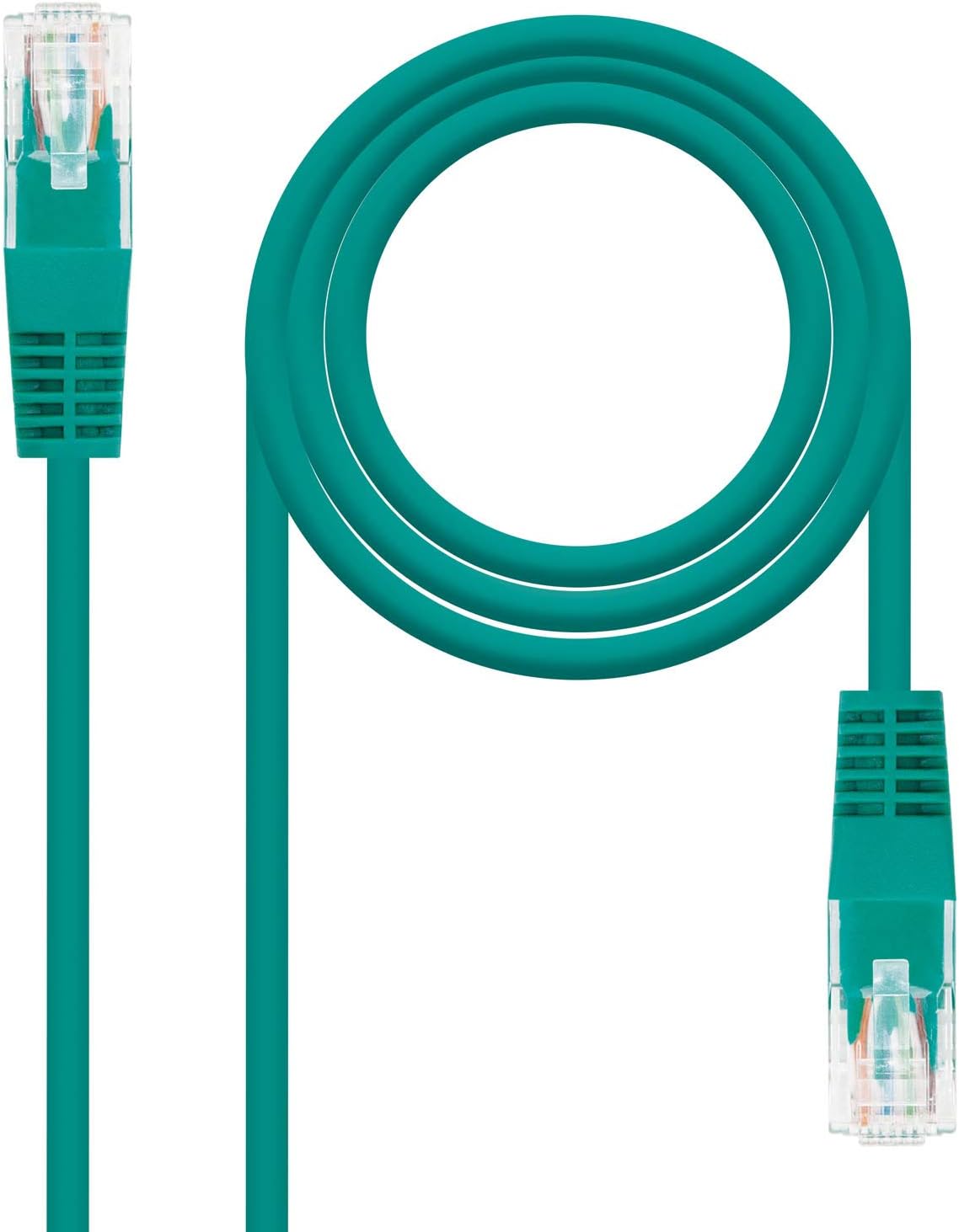 Cabo de Rede RJ45 UTP Nanocable 10.20.0400-L25-GR Cat.6/ 25cm/ Verde