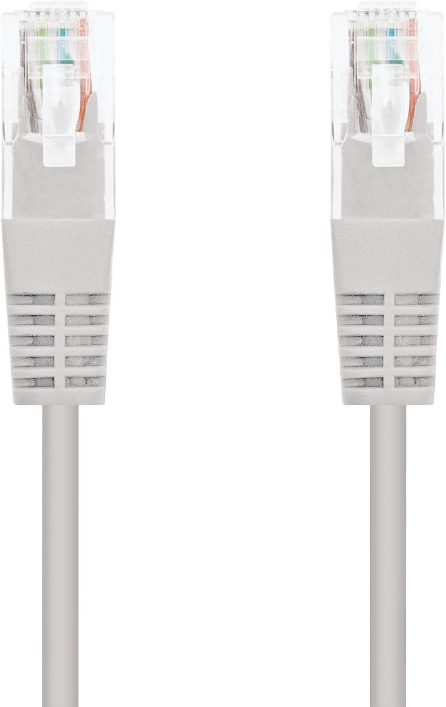 Cabo de Rede RJ45 UTP Nanocable 10.20.0400-L25 Cat.6/ 25cm/ Cinzento - Imagem 2