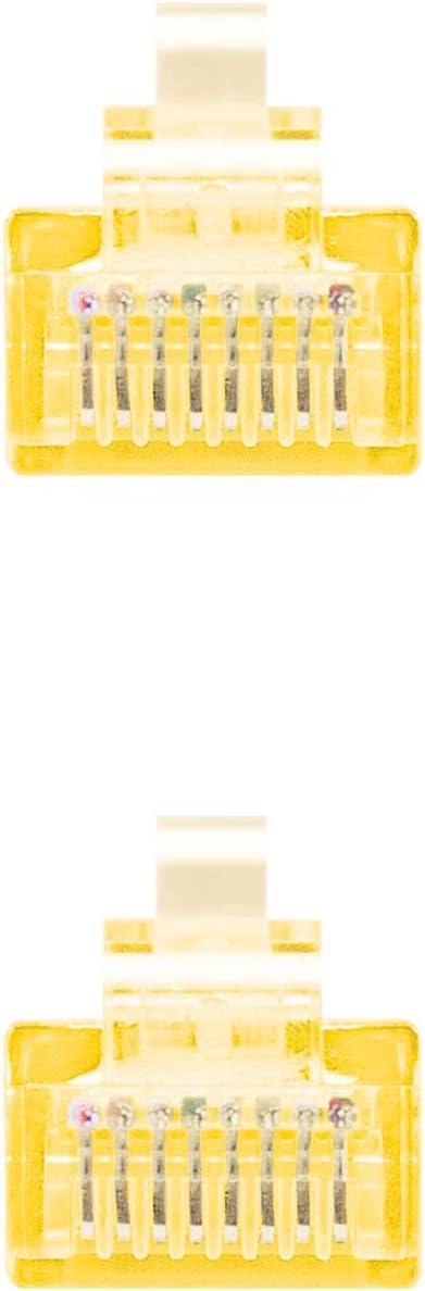 Cabo de Rede RJ45 UTP Nanocable 10.20.0400-Y Cat.6/ 50cm/ Amarelo - Imagem 3