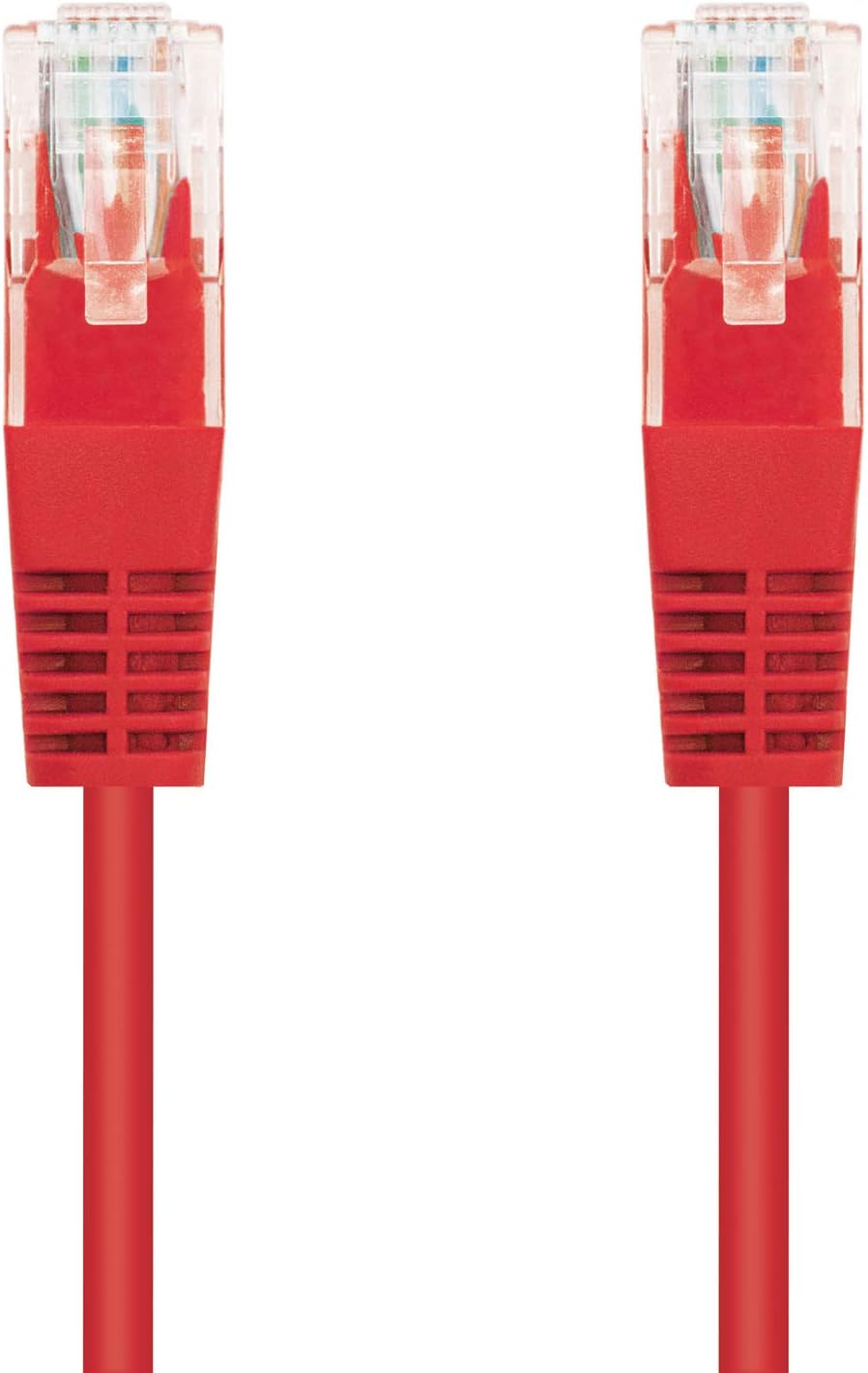 Cabo de Rede RJ45 UTP Nanocable 10.20.0401-R Cat.6/ 1m/ Vermelho - Imagem 2