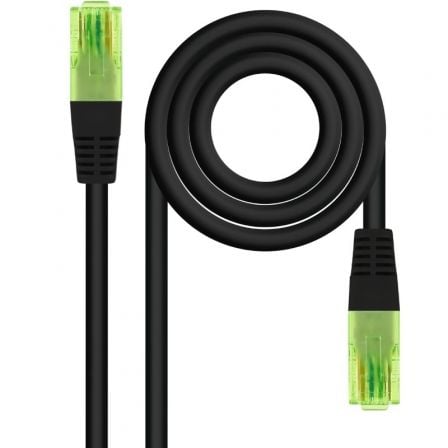 Cabo de Rede RJ45 UTP Nanocable 10.20.1410-BK Cat.6/ 10m/ Preto