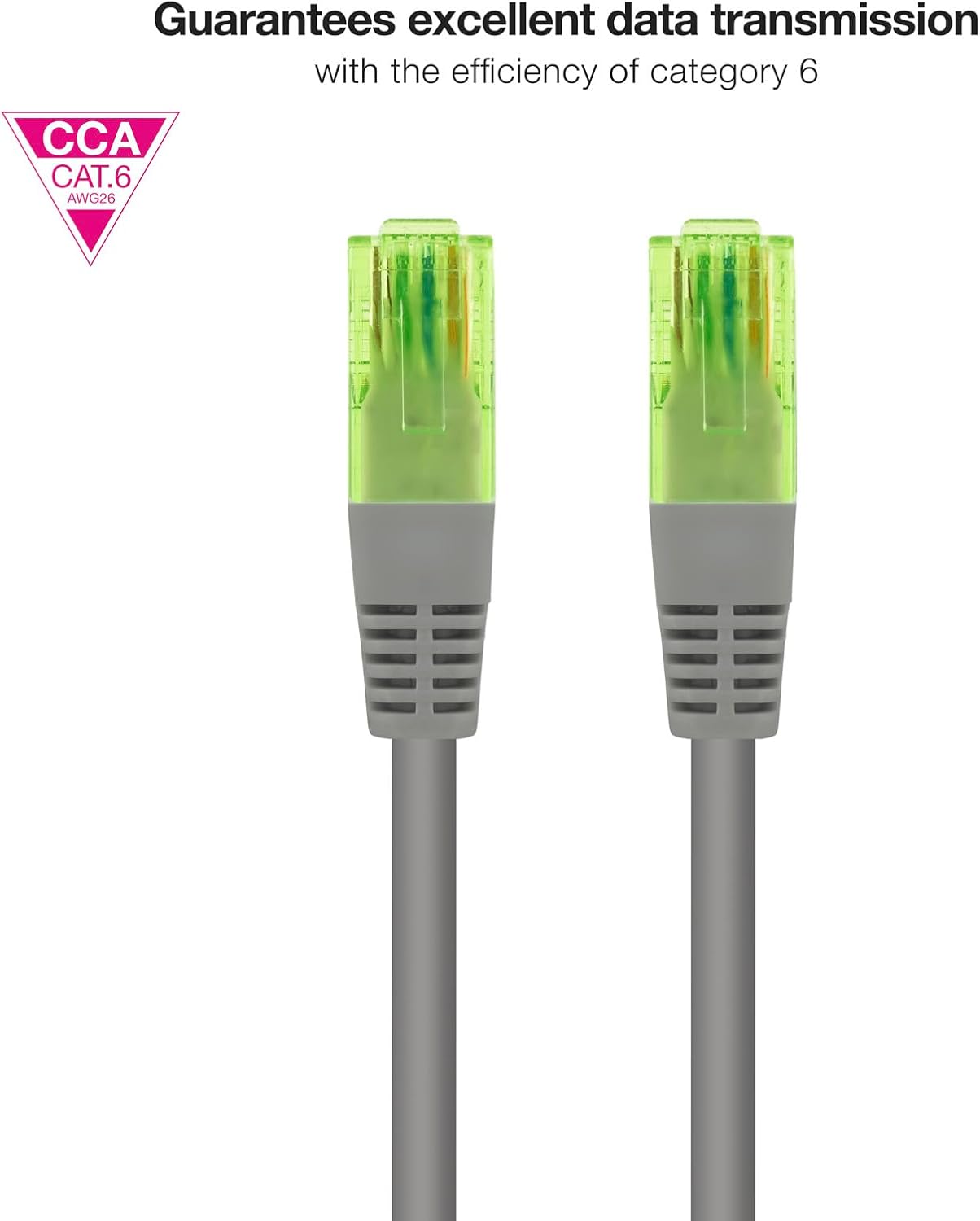 Cabo de Rede RJ45 UTP Nanocable 10.20.1415 Cat.6/ 15m/ Cinzento - Imagem 3