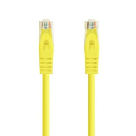 Cabo de Rede Nanocable Cat.6A UTP RJ45 LSZH AWG24 100% Cobre 25cm Amarelo