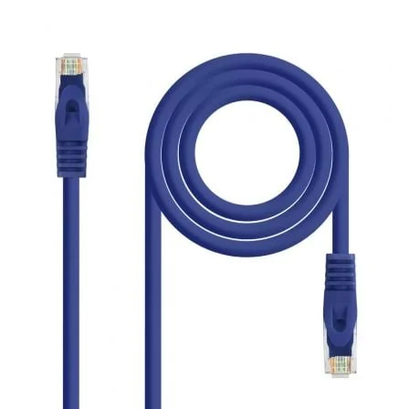 Cabo de Rede Nanocable RJ45 UTP Cat.6A LSZH 25cm AWG24 100% Cobre Cinzento - Imagem 2