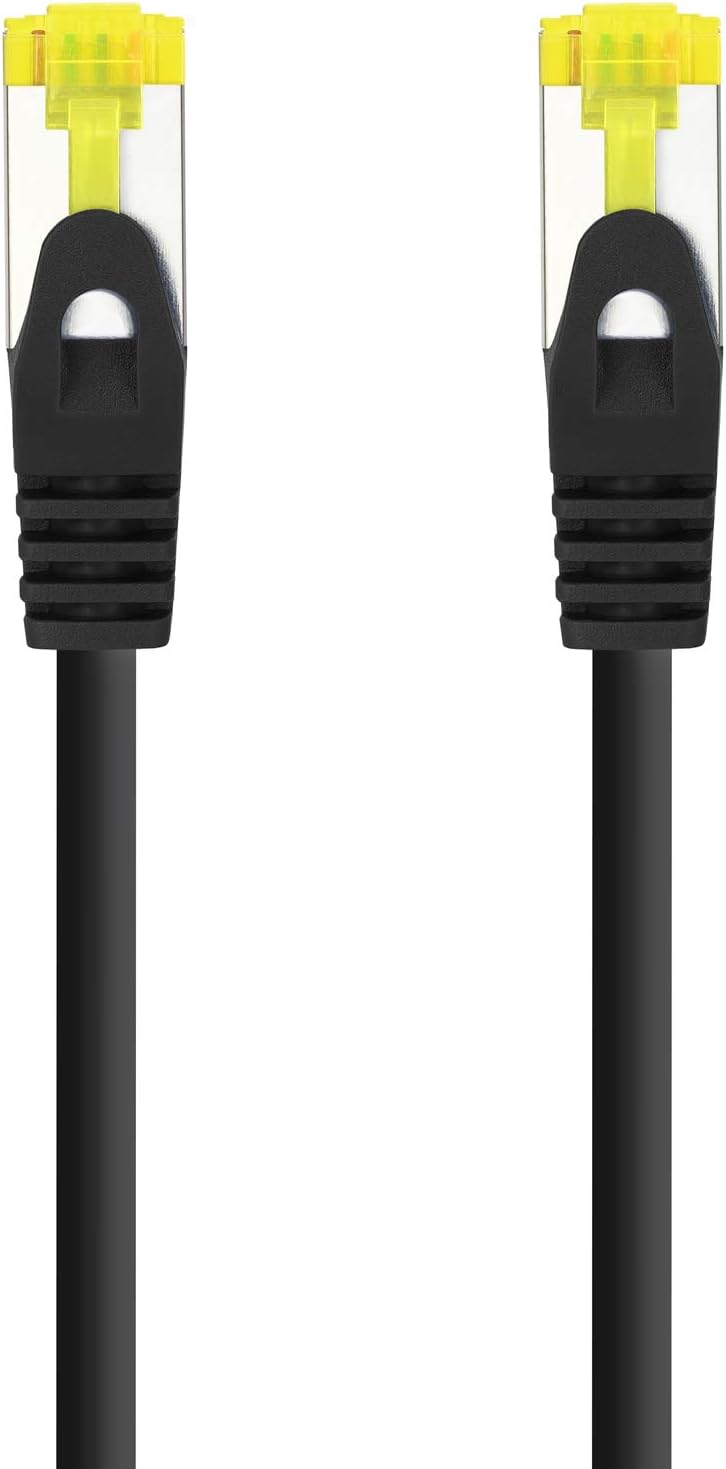 Cabo de Rede NanoCable Cat.6A SFTP LSZH AWG26 100% Cobre 25cm Preto - Imagem 2