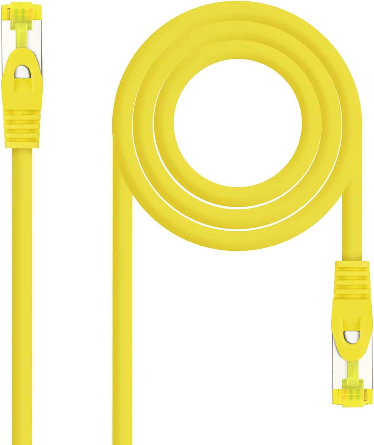 Cabo de Rede Nanocable 10.20.1900-L25-Y Cat.6A SFTP LSZH 25cm Amarelo