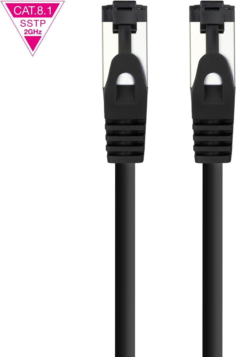 Cabo de Rede RJ45 SSTP Nanocable 10.20.2005-BK Cat.8.1/ 5m/ Preto - Imagem 3