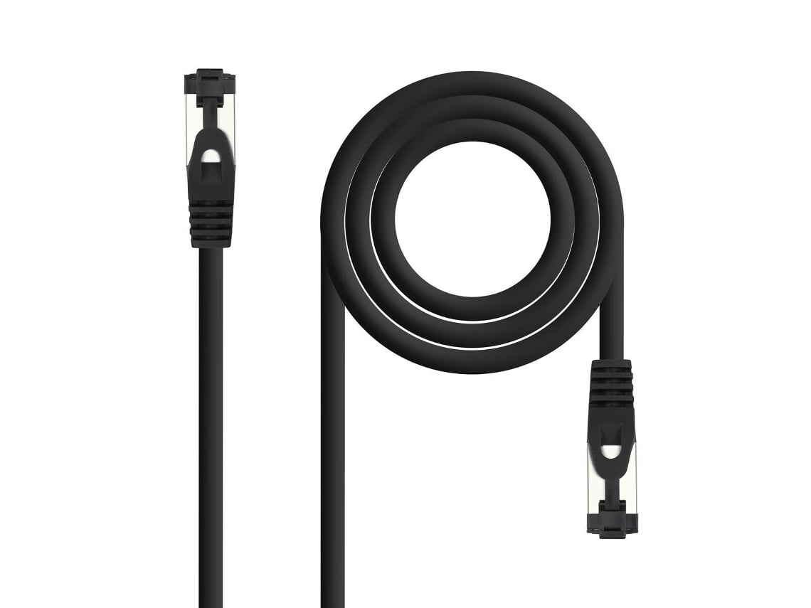 Cabo de Rede RJ45 SSTP Nanocable 10.20.2007-BK Cat.8.1/ 7m/ Preto