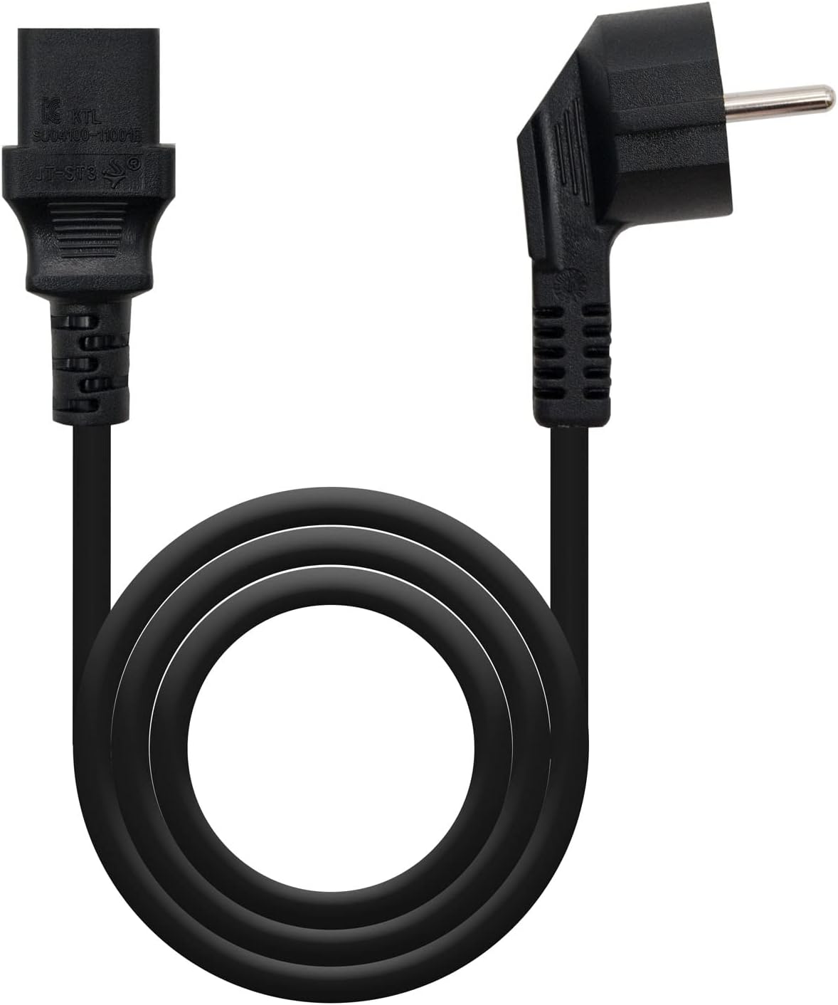 Cabo de Alimentação CPU Nanocable 10.22.0102-L2/ CEE7 Macho - C13 Fêmea/ 2m/ Preto