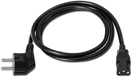 Cabo de Alimentação Nanocable 10.22.0110 Schuko para C13 10m 100% Cobre 1500W Preto - Imagem 4