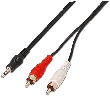 Cabo Estéreo Nanocable 10.24.0305/ Jack 3.5 Macho - 2x RCA Macho/ 5m/ Preto - Imagem 5