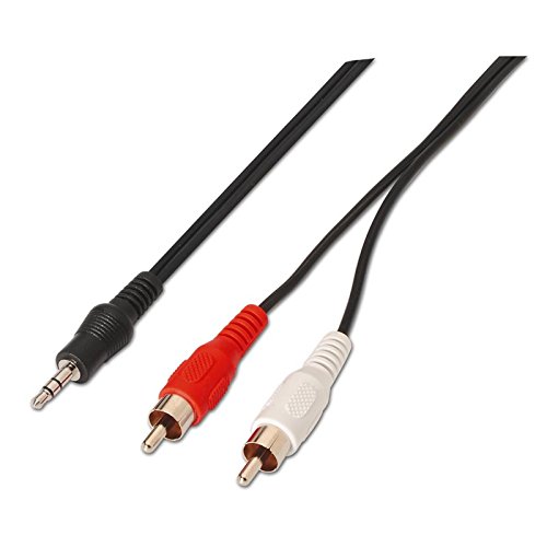 Cabo Estéreo Nanocable 10.24.0310/ Jack 3.5 Macho - 2x RCA Macho/ 10m/ Preto - Imagem 5