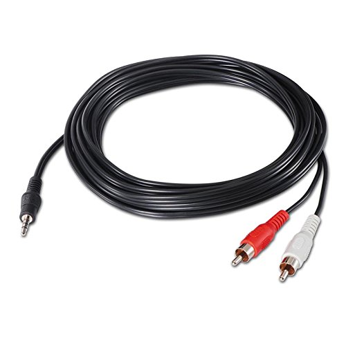 Cabo Estéreo Nanocable 10.24.0310/ Jack 3.5 Macho - 2x RCA Macho/ 10m/ Preto - Imagem 6
