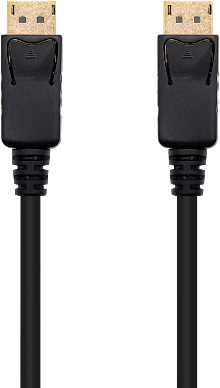 Cabo DisplayPort 1.2 4K Nanocable 10.15.2300/ DisplayPort Macho - DisplayPort Macho/ 50cm/ Preto - Imagem 2