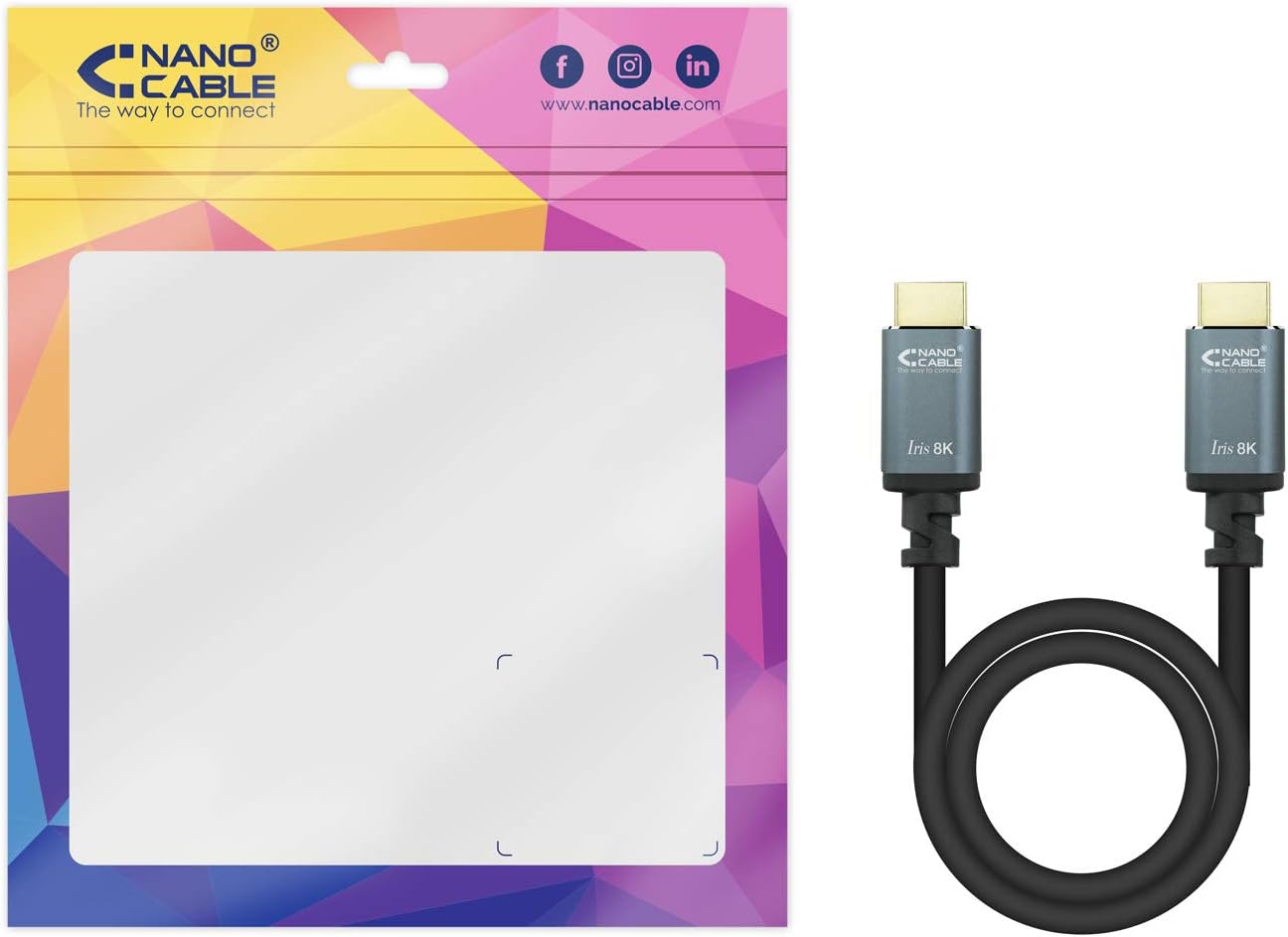 Cabo HDMI Nanocable 10.15.8003/ HDMI Macho - HDMI Macho/ 3m/ Preto - Imagem 6