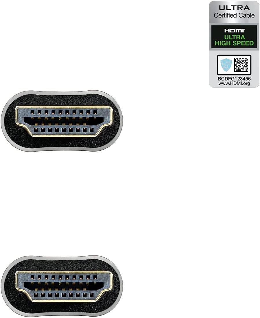 Cabo HDMI 2.1 8K Nanocable 10.15.8102/ HDMI Macho - HDMI Macho/ 2m/ Certificado/ Preto - Imagem 3