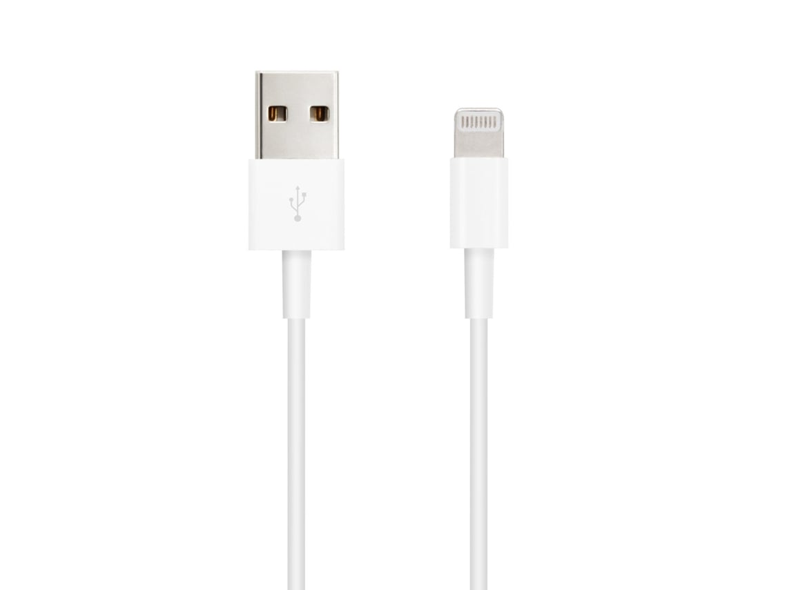 Cabo USB 2.0 Lightning Nanocable 10.10.0400/ USB Macho - Lightning Macho/ 50 cm/ Branco - Imagem 4