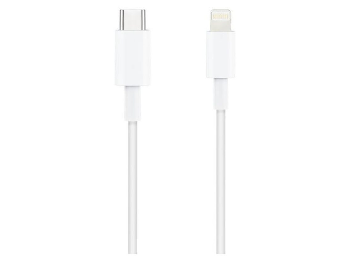Cabo USB 2.0 Tipo-C Lightning Nanocable 10.10.0601/ USB Tipo-C Macho - Lightning Macho/ 1m/ Branco - Imagem 3