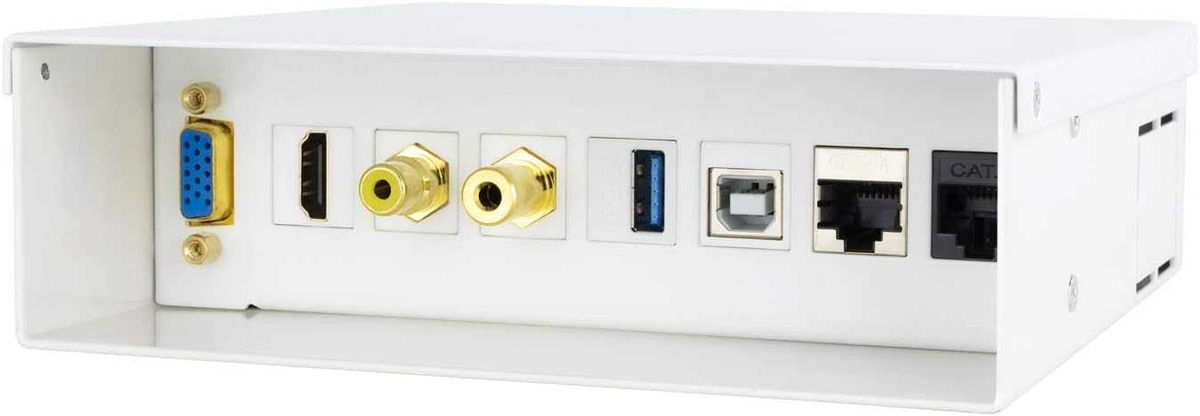 Caixa de Conexões Nanocable 10.35.0003/ VGA - HDMI - Jack 3.5 - RCA - USB 3.0 - USB 2.0 - 2x RJ45 - Imagem 1