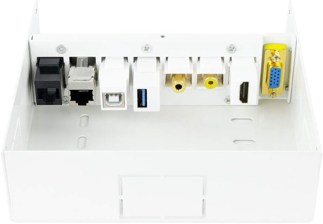 Caixa de Conexões Nanocable 10.35.0003/ VGA - HDMI - Jack 3.5 - RCA - USB 3.0 - USB 2.0 - 2x RJ45 - Imagem 5