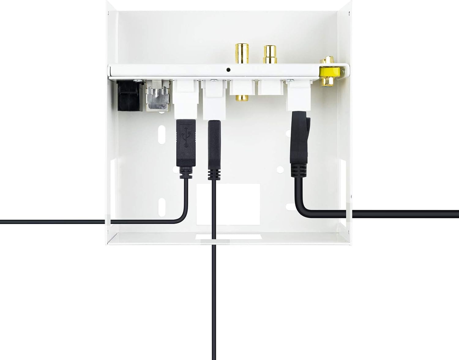 Caixa de Conexões Nanocable 10.35.0003/ VGA - HDMI - Jack 3.5 - RCA - USB 3.0 - USB 2.0 - 2x RJ45 - Imagem 3