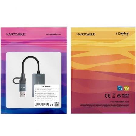 Capturadora de Vídeo Externa Nanocable 10.15.0001/ USB Tipo-C - USB 3.0 - Imagem 4