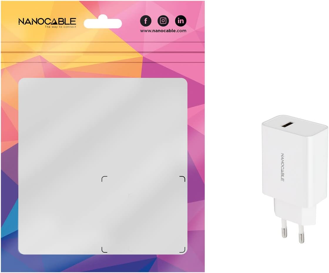 Carregador de Parede Nanocable 10.10.2003/ 1xUSB/ 10W/ Branco - Imagem 5