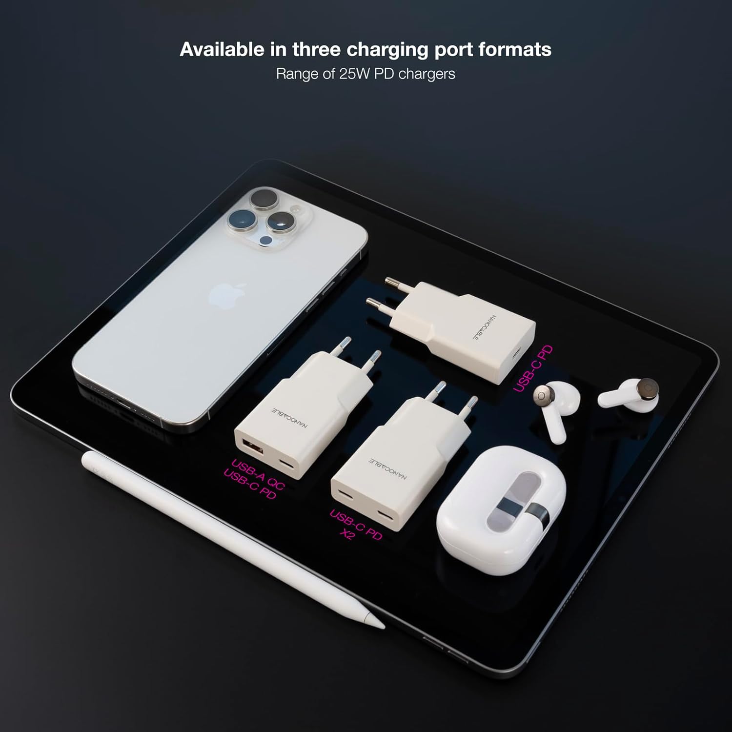 Carregador de Parede Nanocable 10.10.2026/ 2xUSB Tipo-C/ 25W/ Branco - Imagem 4