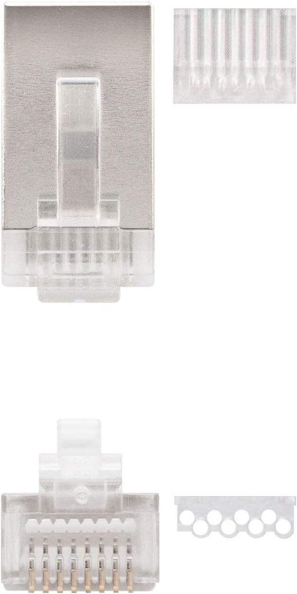 Conector RJ45 Nanocable 10.21.0203/ Cat.6/ 10 unids - Imagem 2