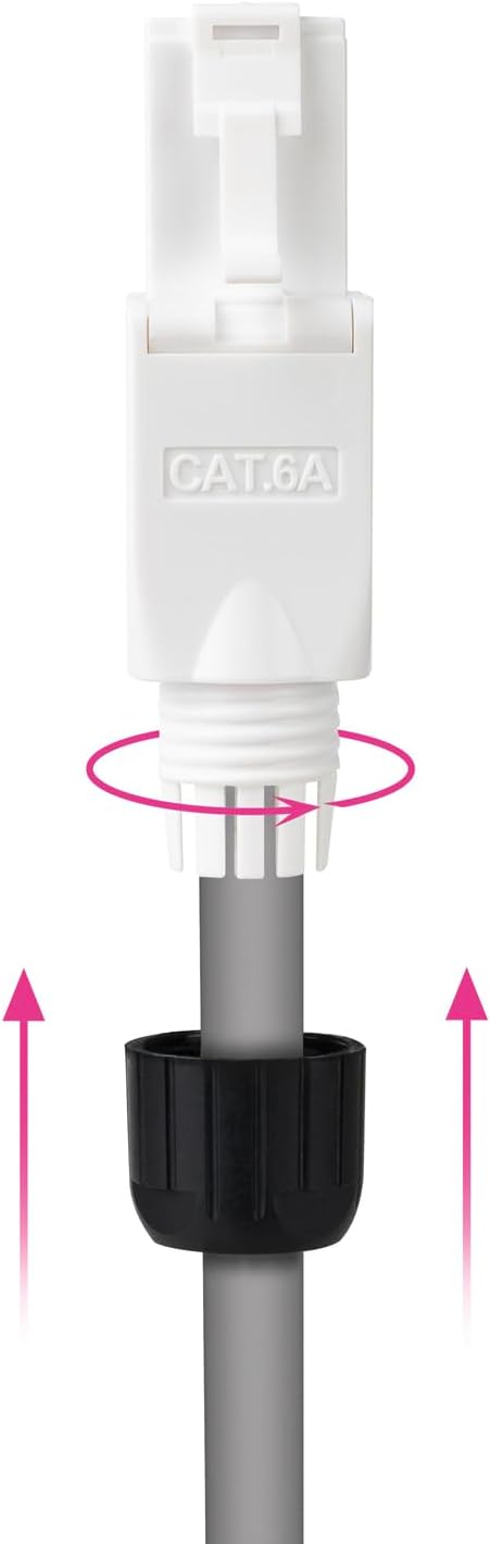 Conector RJ45 UTP Nanocable 10.21.0601/ Cat.6A/ Auto Crimpável/ 10 unidades - Imagem 5