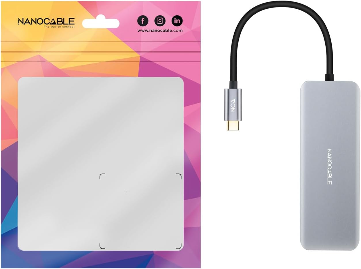Docking Tipo-C Nanocable 10.16.1006/ 2xUSB/ 1xHDMI 4K/ 2xUSB Tipo-C/ 1xUSB Tipo-C PD - Imagem 5