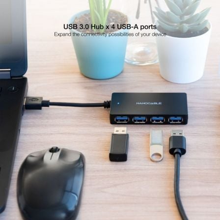 Hub USB 3.0 Nanocable 10.16.4403/ 4xUSB - Imagem 3