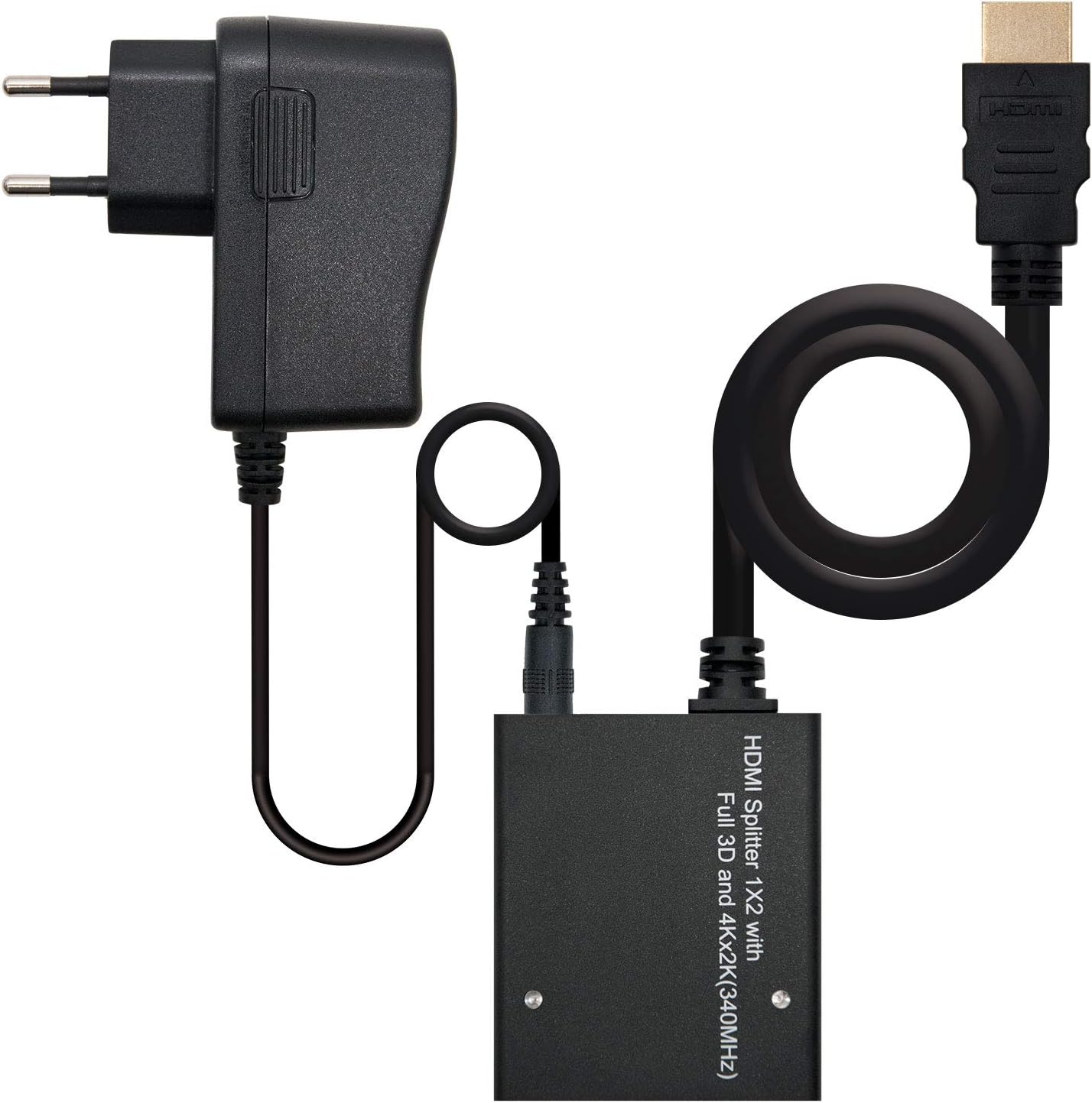 Duplicador HDMI Nanocable 10.25.3502/ HDMI Macho - 2x HDMI Fêmea - Imagem 1