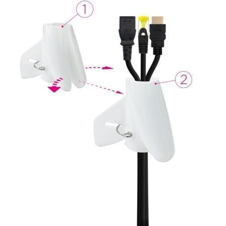 Organizador de Cabos em Espiral Nanocable 10.36.0003-W/ 3m - Imagem 2
