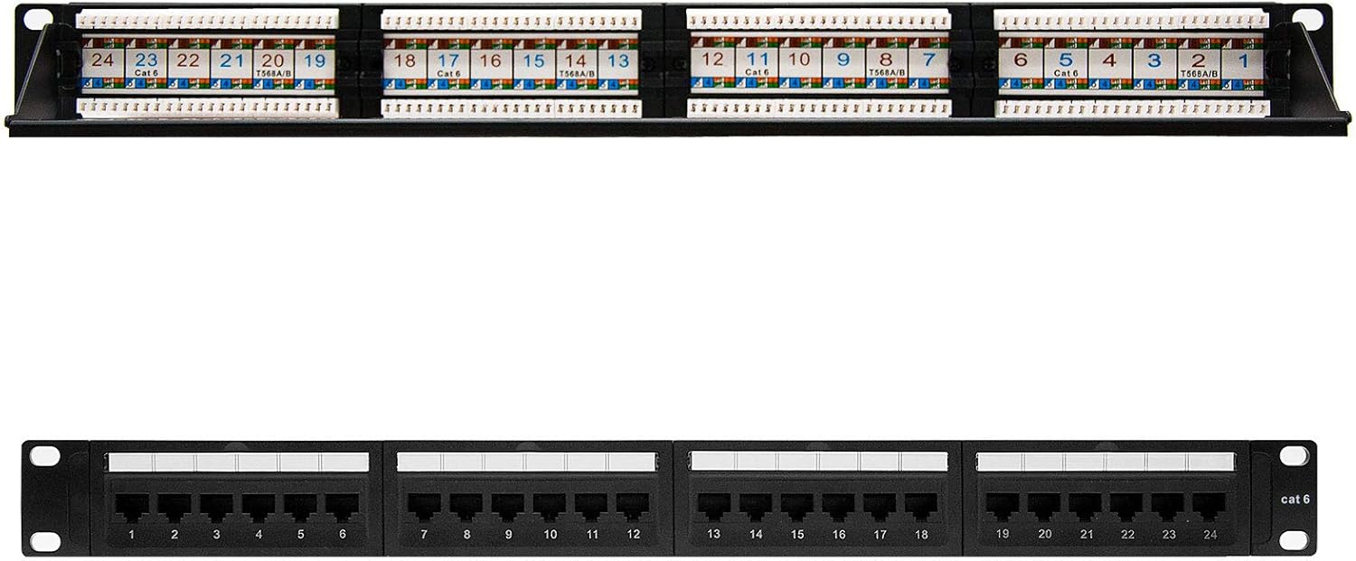 Patch Panel Nanocable 10.21.3124/ 24 Portas/ Cat.6/ Altura 1U - Imagem 2