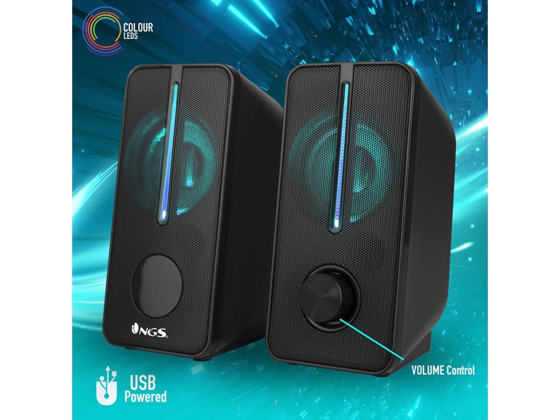 Colunas NGS GSX-150/ 12W/ 2.0/ Pretos - Imagem 5