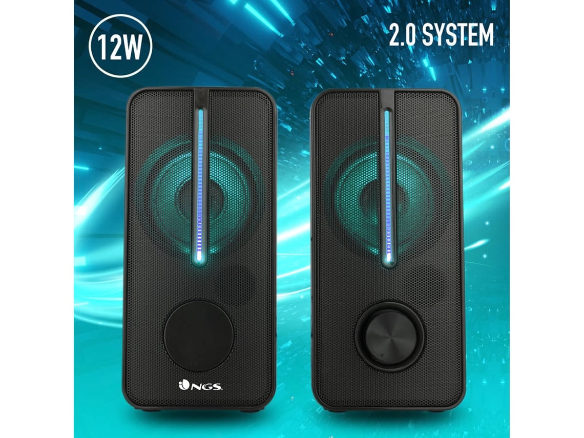 Colunas NGS GSX-150/ 12W/ 2.0/ Pretos - Imagem 3